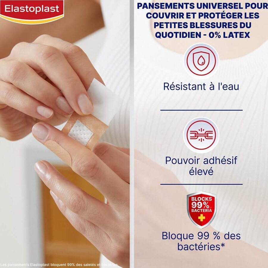 Elastoplast Apósitos 40 Tiritas Universel 4 tamaños x40