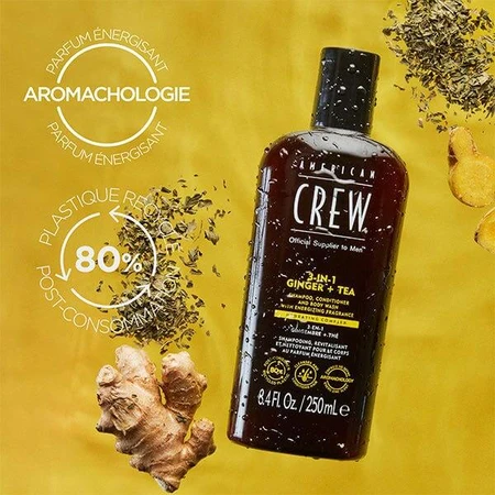 American Crew Shampoo 3 in 1 Ingwer und Tee 450ml