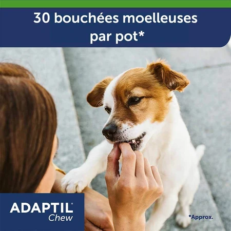 Ceva Adaptil Anti-stress verzachtende hapjes voor honden 30 kauwtabletten