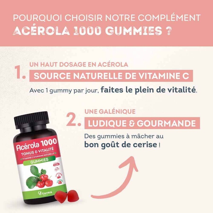 Vitavea Santé Acerola 1000 30 gummies