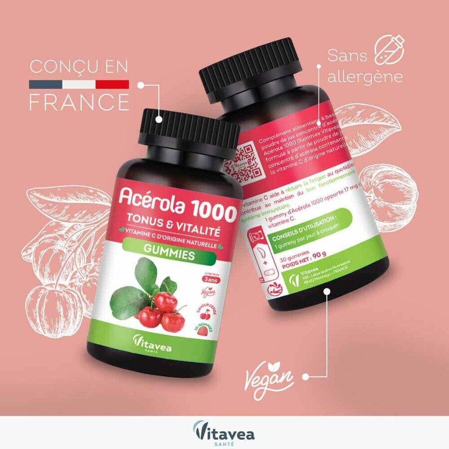 Vitavea Santé Acerola 1000 30 gummies