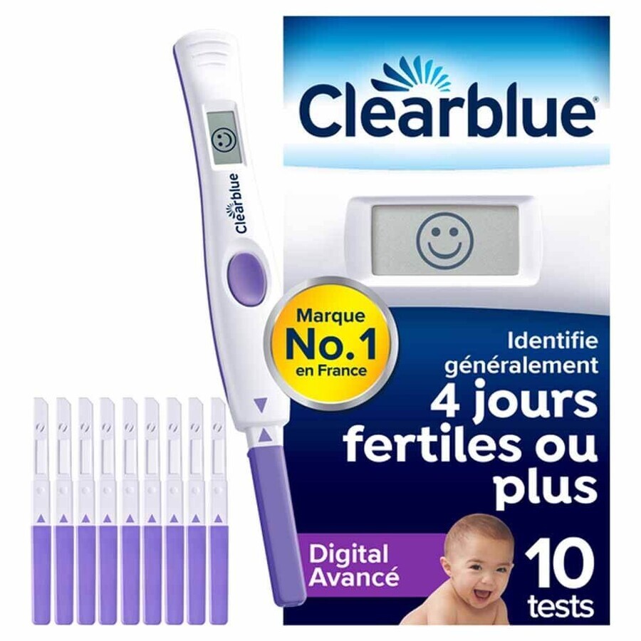 Clearblue Advanced digital ovulation test 10 tests