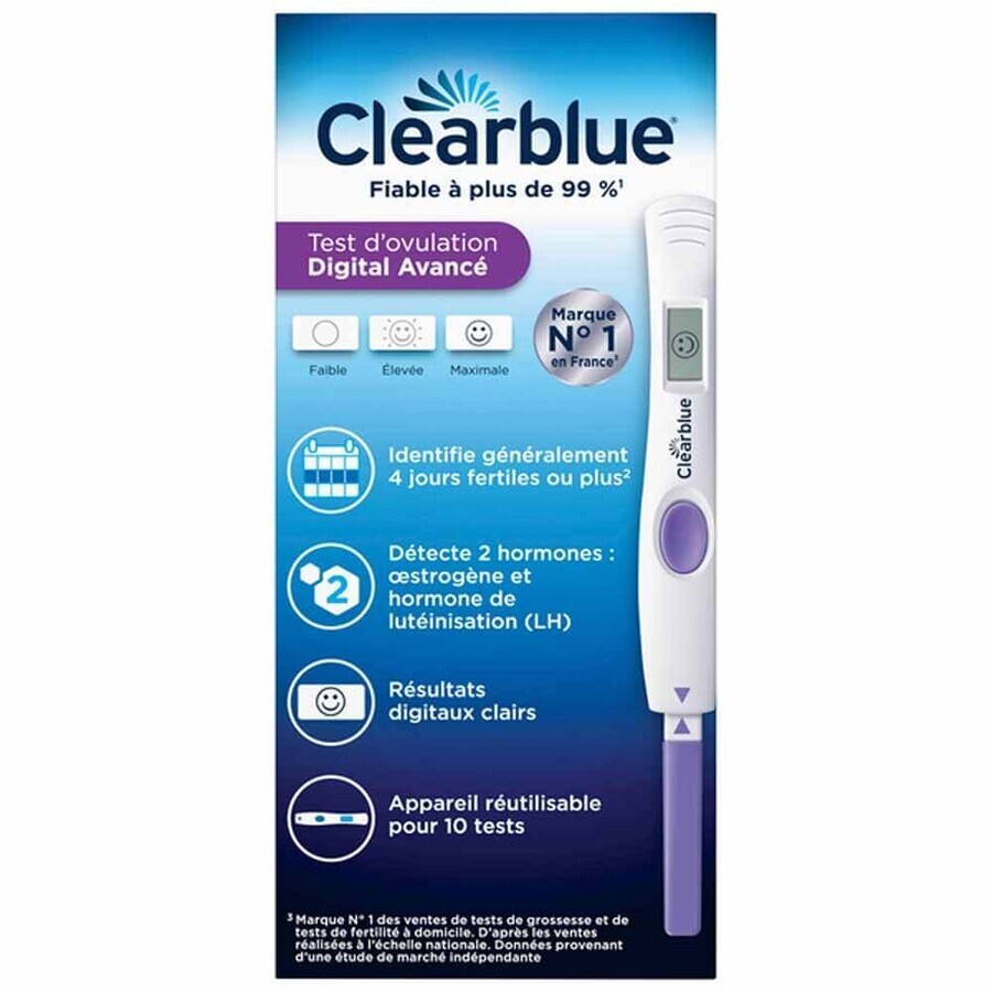 Clearblue Advanced digital ovulation test 10 tests