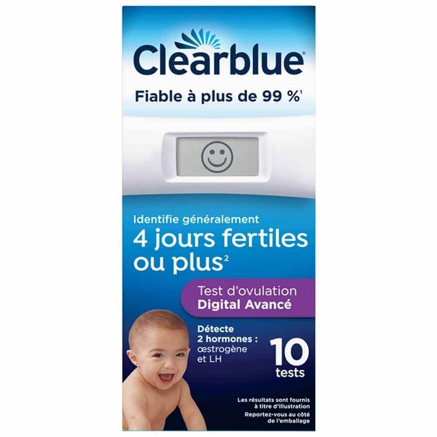 Clearblue Advanced digital ovulation test 10 tests