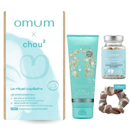 Omum Coffret Capillaire Omum x Chou² 200ml + 60 gélules