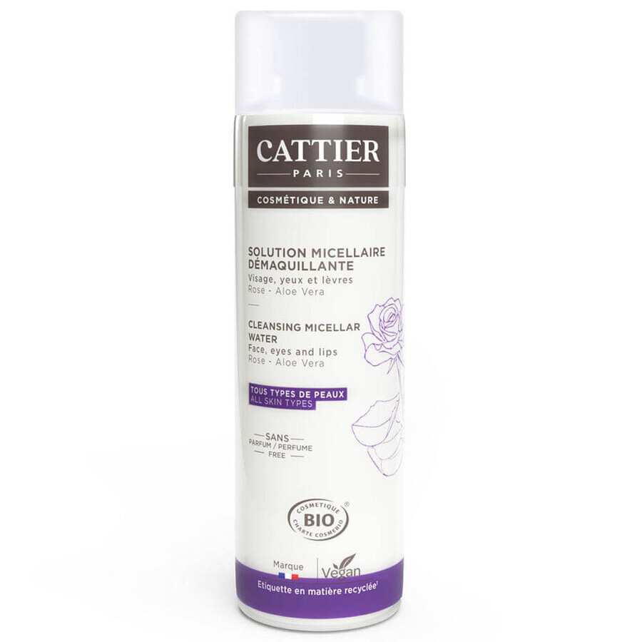 Cattier Aloe Vera Rose Organic Cleansing Micellar Solution 300 ml