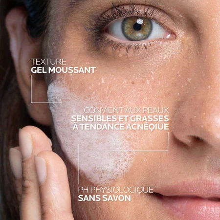 La Roche-Posay Effaclar Gel Limpiador Facial Espumoso Pieles Grasas Propensas al Acné 400ml