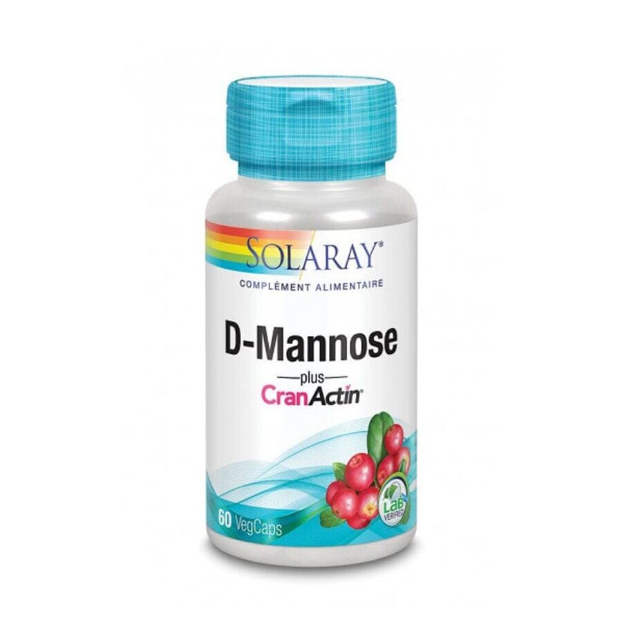 Buy Solaray D-mannose Plus Cranactin 60 Capsules Solaray D-mannose Plus Cranactin 60 Capsules