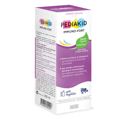 Pediakid Blueberry-flavored Immuno-Fort Syrup 250ml