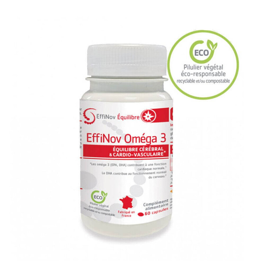 Effinov Nutrition Omega3 Brain and Cardiovascular Balance 60 Kapseln
