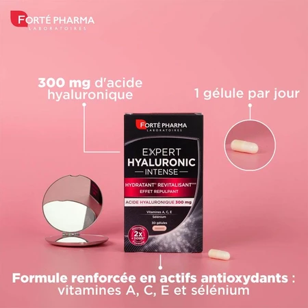 Forté Pharma Expert Beauté Acide Hyaluronique Hyaluronic Intense 2x30 gélules