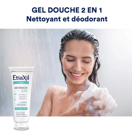 Etiaxil Douche Deodorant 24h Bamboesap Gevoelige Huid 200 ml