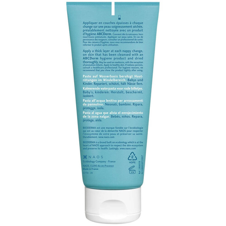 Bioderma Abcderm Baby Changing Cream Water Paste 75g