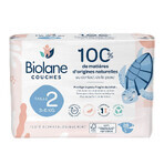 Biolane Naturals X28 Ecological diapers size 2 Pas de fuite x28