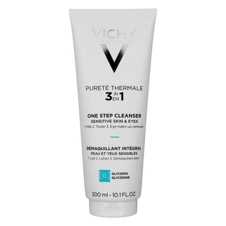 Vichy Purete Thermale Desmaquillante 3 en 1 Rostro y Ojos Piel Sensible 300ml