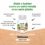 Clement-Thekan Vétosan Anti-Vers Chien et Chat 60 comprimés Clement-Thekan Vétosan Anti-Vers Chien et Chat 60 comprimés