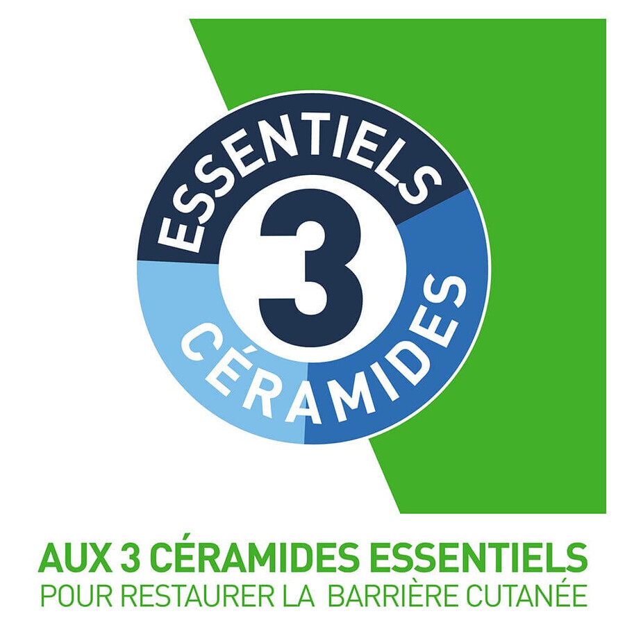 Cerave Cleanse Visage Creme Moussante Nettoyante Hydratante Peaux Normales à Sèches 236ml