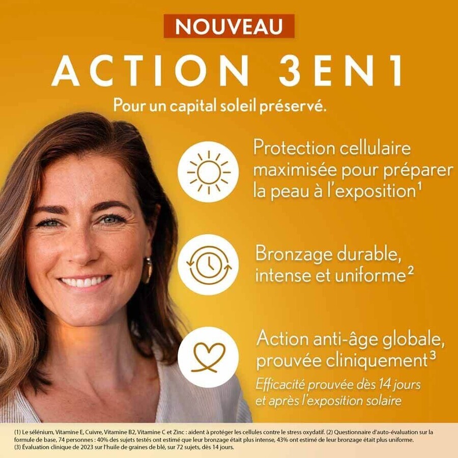 Oenobiol Sun Expert Préparateur Solaire 3en1 Triple acción 2x30 cápsulas Oenobiol Sun Expert Préparateur Solaire 3en1 Triple acción 2x30 cápsulas