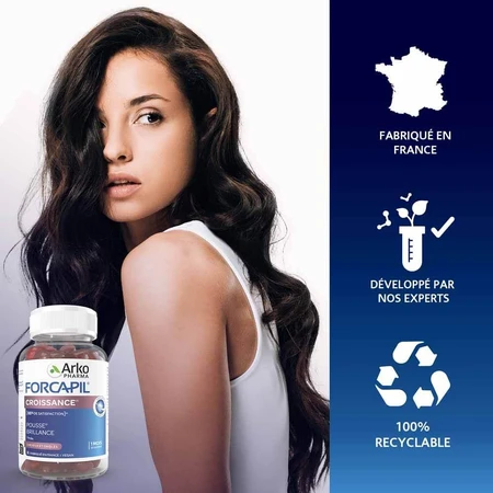 Arkopharma Forcapil Crescita Cheveux et Ongles 60 Caramelos de goma