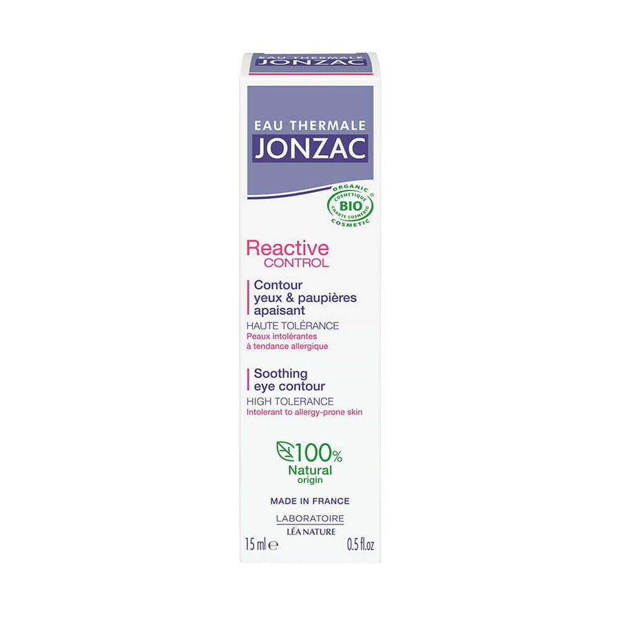 Eau thermale Jonzac Reactive Control Contour Yeux & Paupières Apaisant Bio 15ml