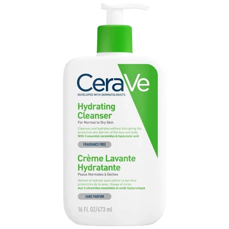Cerave Body Cleanser Leche hidratante facial y corporal para pieles normales a secas 473ml