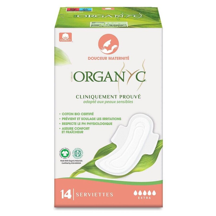 Buy Organyc Maxi Delicacy Towels for Mom X14 Organyc Maxi Delicacy Towels for Mom X14