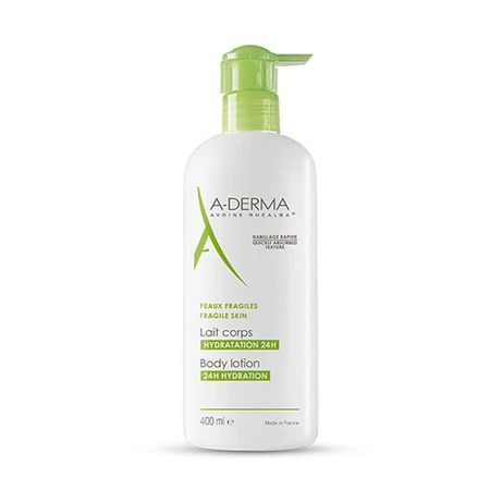 A-Derma Les Indispensables Leche corporal hidratante para pieles frágiles y delicadas 400ml