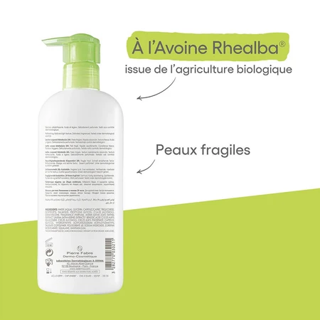 A-Derma Les Indispensables Leche corporal hidratante para pieles frágiles y delicadas 400ml