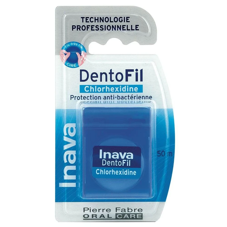 Inava Dentofil Zahnseide Chlorhexidin 50m