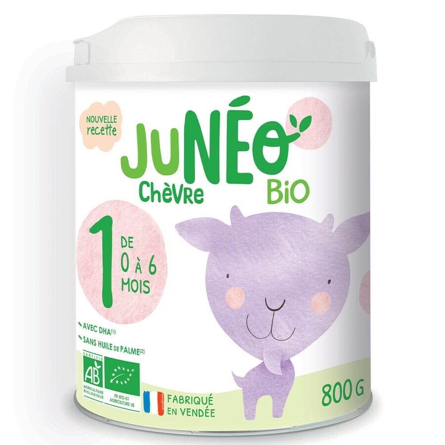 Juneo Goat Milk for organic infants first age 0 to 6 months 800g