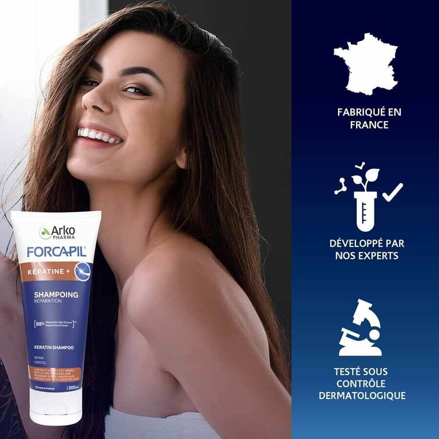 Arkopharma Forcapil Shampoo fortificante alla cheratina 200ml