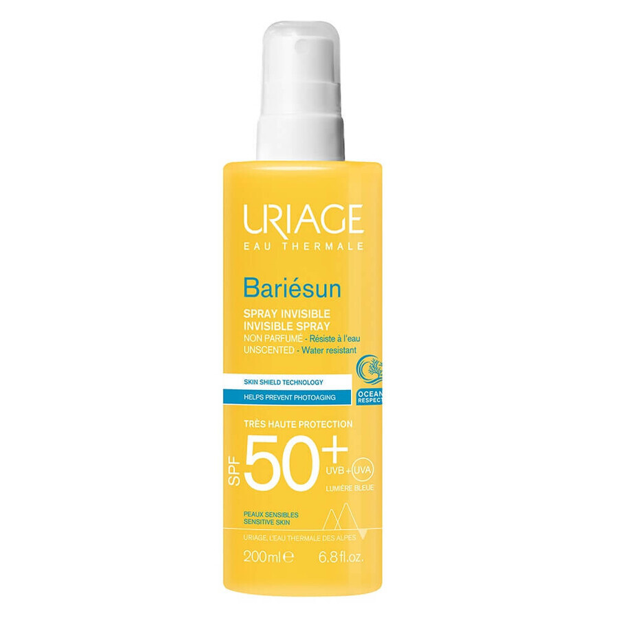Buy Uriage Bariésun Spray Spf50+ Fragrance-Free Sensitive Skin 200 ml Uriage Bariésun Spray Spf50+ Fragrance-Free Sensitive Skin 200 ml