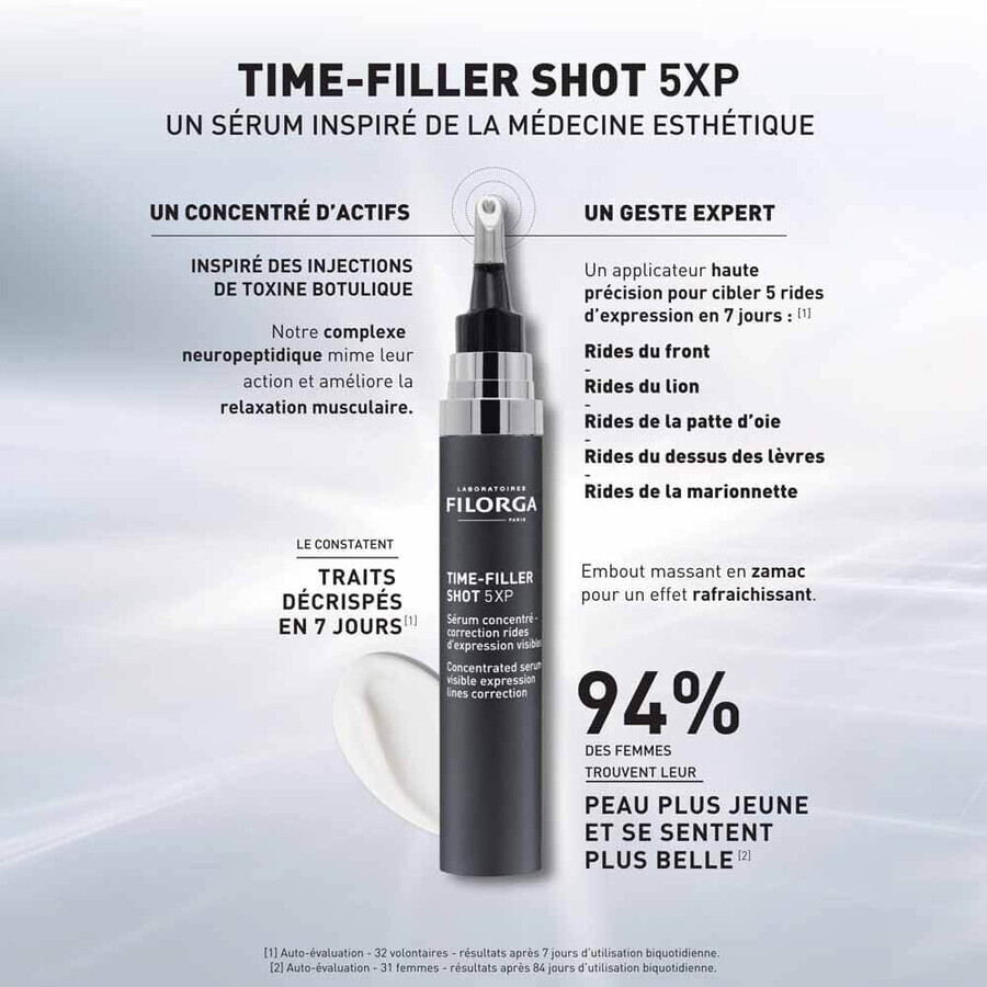 Filorga Time-Filler 5XP Coffret Serum Correction Rides + Crème Exfoliante Skin-Prep