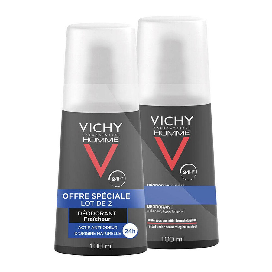 Vichy Deodorant Ultra Fresh Spray Deodorant 2x100ml