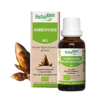 Herbalgem Bourgeons Organic Vein Circular Comfort Rosskastanie 30ml