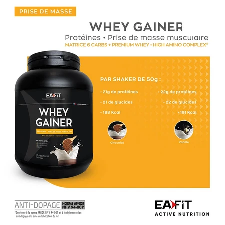 Eafit Wei-eiwitsupplement 750 g