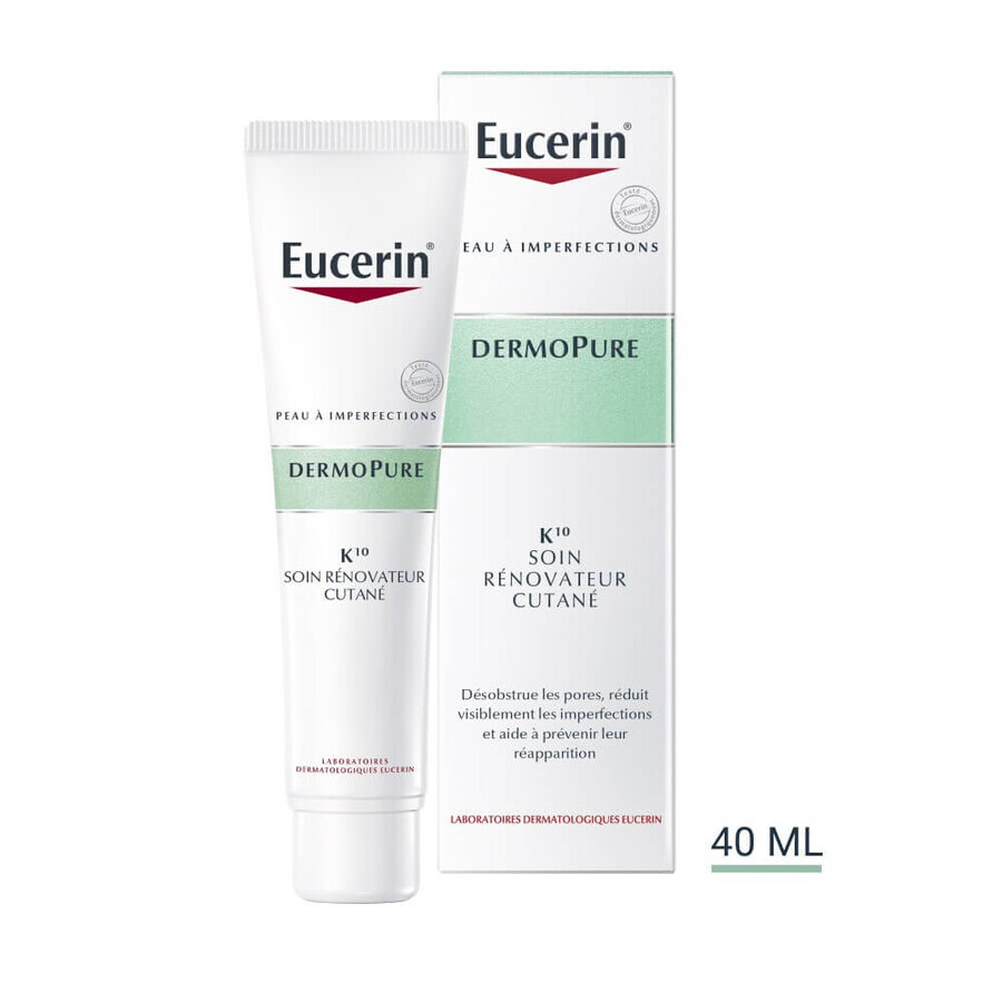 Acquista Eucerin Dermopure K10 Trattamento rigenerante Pelle con imperfezioni 40ml Eucerin Dermopure K10 Trattamento rigenerante Pelle con imperfezioni 40ml