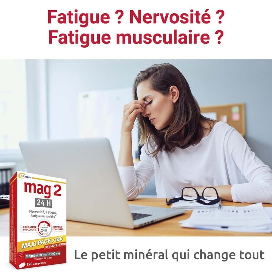 Mag 2 24h Magneziu marin 2x 45 tablete + 15 tablete