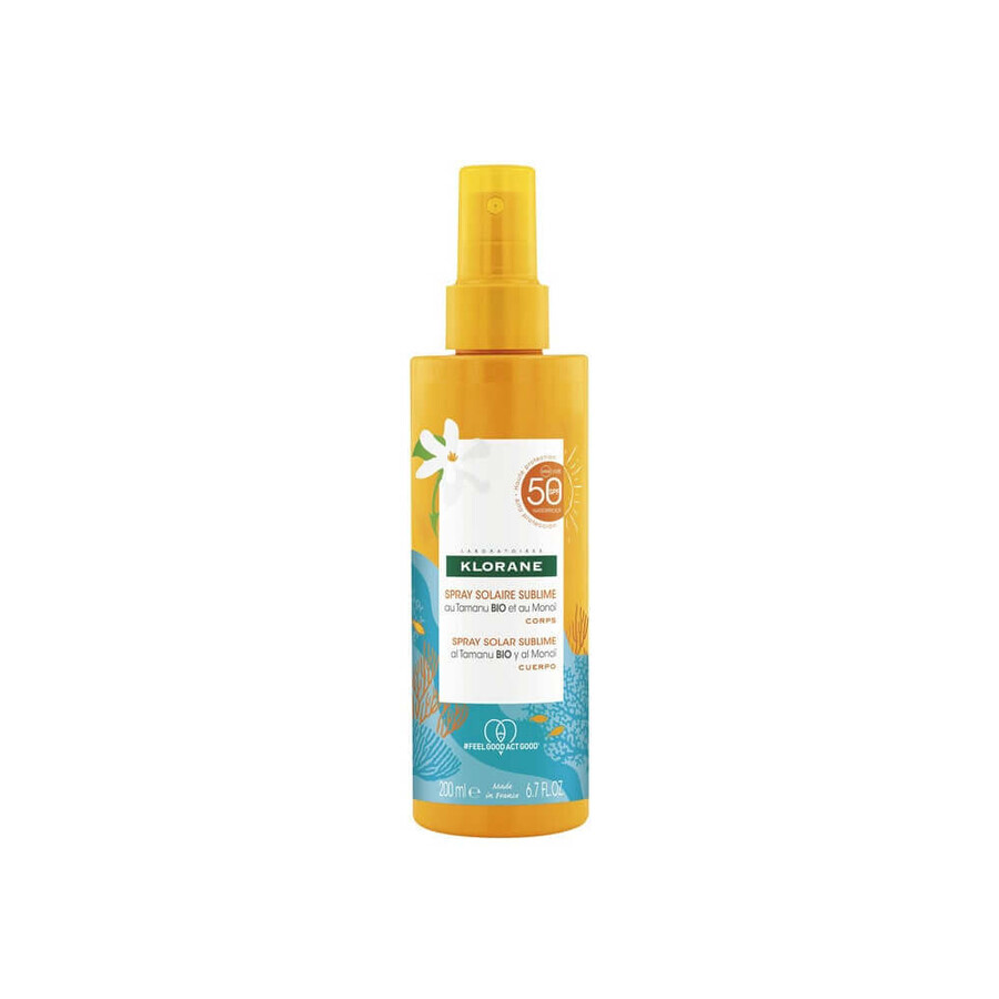 Shop Klorane Sublime Sonnenspray Spf50 200 ml Klorane Sublime Sonnenspray Spf50 200 ml