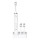 Superwhite Witte zachte sonische tandenborstel + 3 opzetborstels