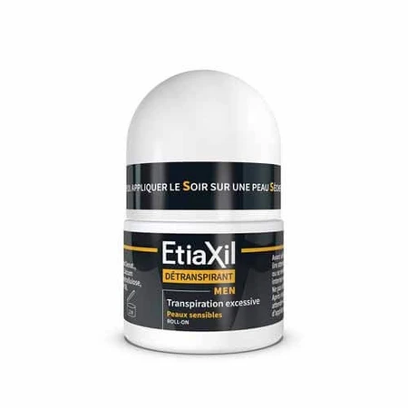 Etiaxil Detraspirant Roll-on Oksels Mannen Gevoelige Huid 2x15ml