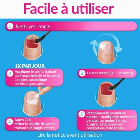 Excilor Nagelpilzbehandlung Starke Korallenrote Farbe 30ml