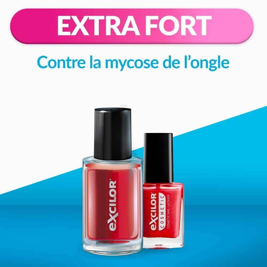 Excilor Trattamento dei funghi delle unghie Colorazione Forte Rosso Corallo 30ml