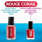Excilor Trattamento dei funghi delle unghie Colorazione Forte Rosso Corallo 30ml Excilor Trattamento dei funghi delle unghie Colorazione Forte Rosso Corallo 30ml