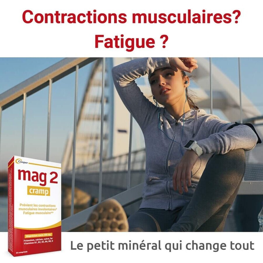 Mag 2 Calambres musculares Fatiga 30 comprimidos
