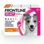 Frontline Tri-act Spot-on Chien 5-10kg 6 Pipettes de 1ml Frontline Tri-act Spot-on Chien 5-10kg 6 Pipettes de 1ml