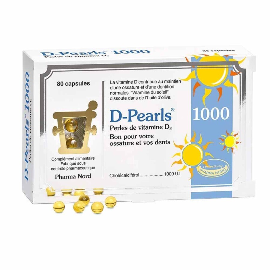 Pharma Nord D-Pearl 1000 80 Cápsulas