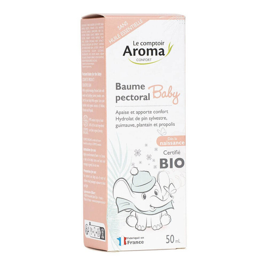 Le Comptoir Aroma Organic Baby Chest Balm 50ml