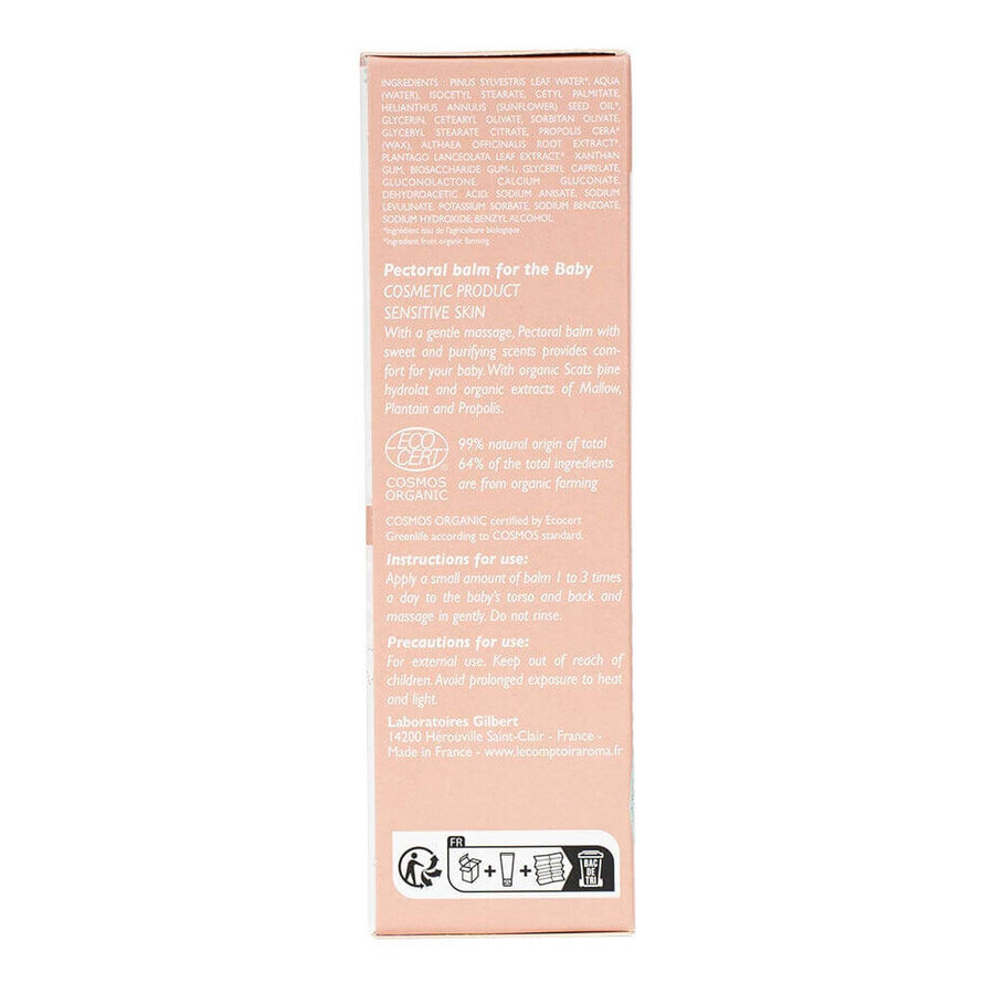 Le Comptoir Aroma Organic Baby Chest Balm 50ml Le Comptoir Aroma Organic Baby Chest Balm 50ml