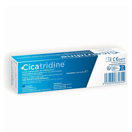 Cicatridine Creme Reparatrice Et Hydratante Pour Cicatrisation 60g